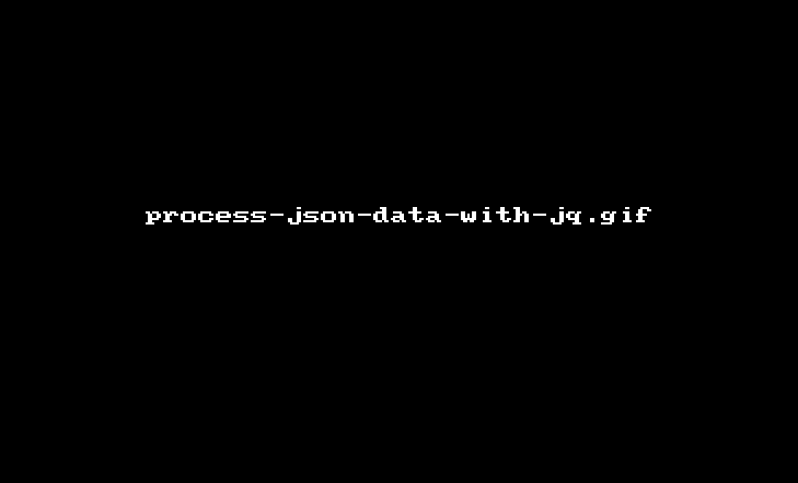 Processing JSON data on the command line