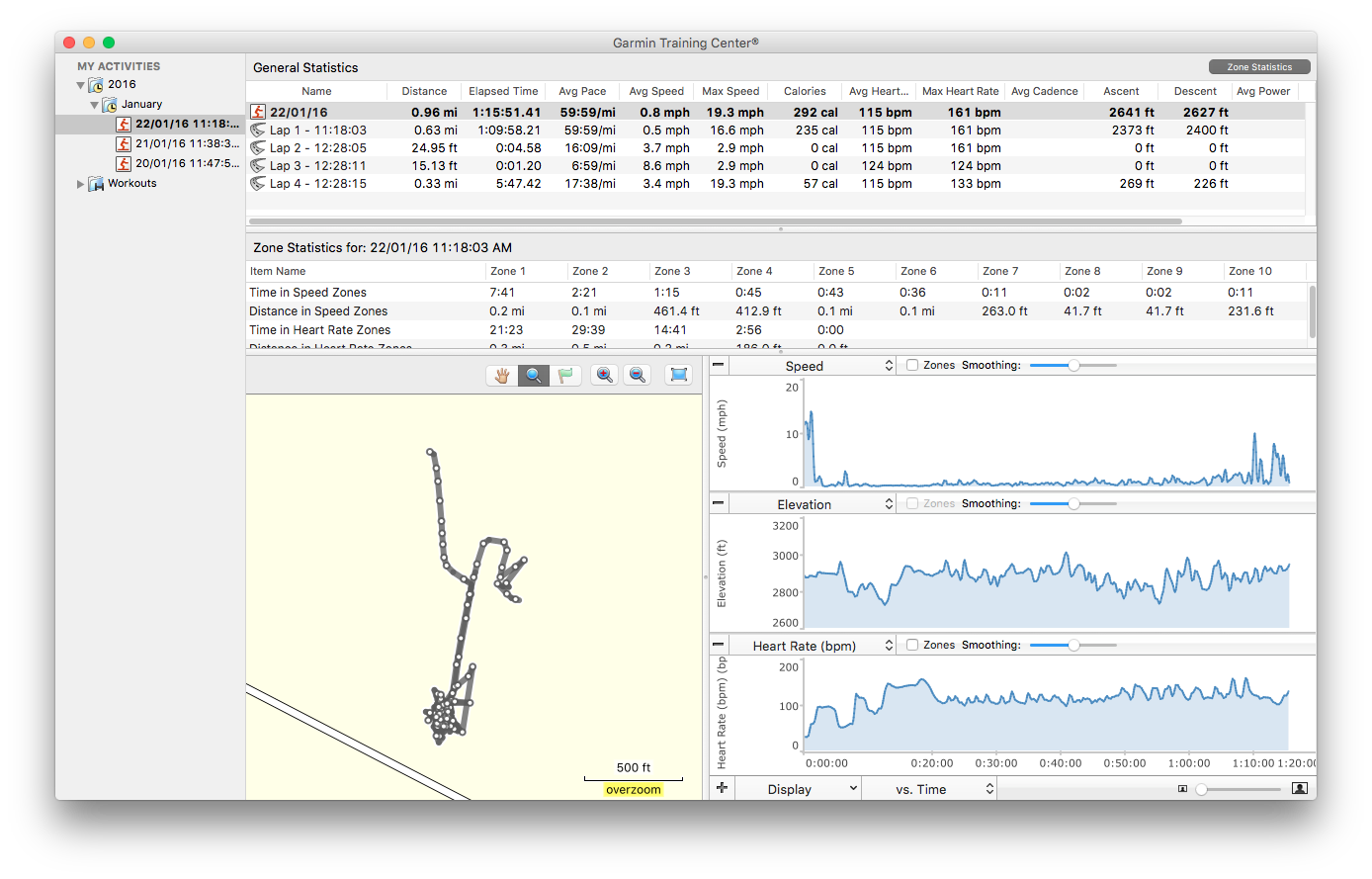 Garmin Training Center for Mac