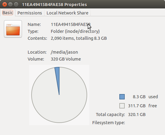 Get the UUID of the harddisk in Ubuntu