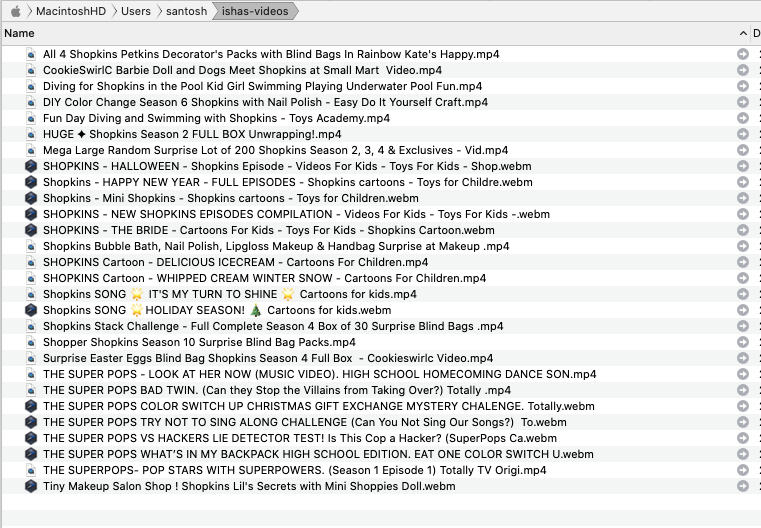 Daily Coding - Downloading videos from Youtube - Parenting mis-tip