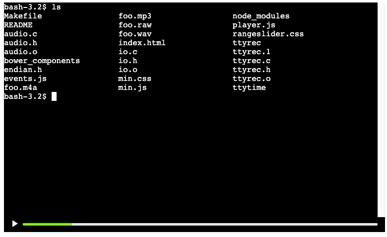 Creating terminal screecast (with audio)