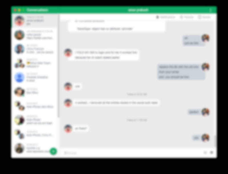 Desktop chat client for Google Hangouts