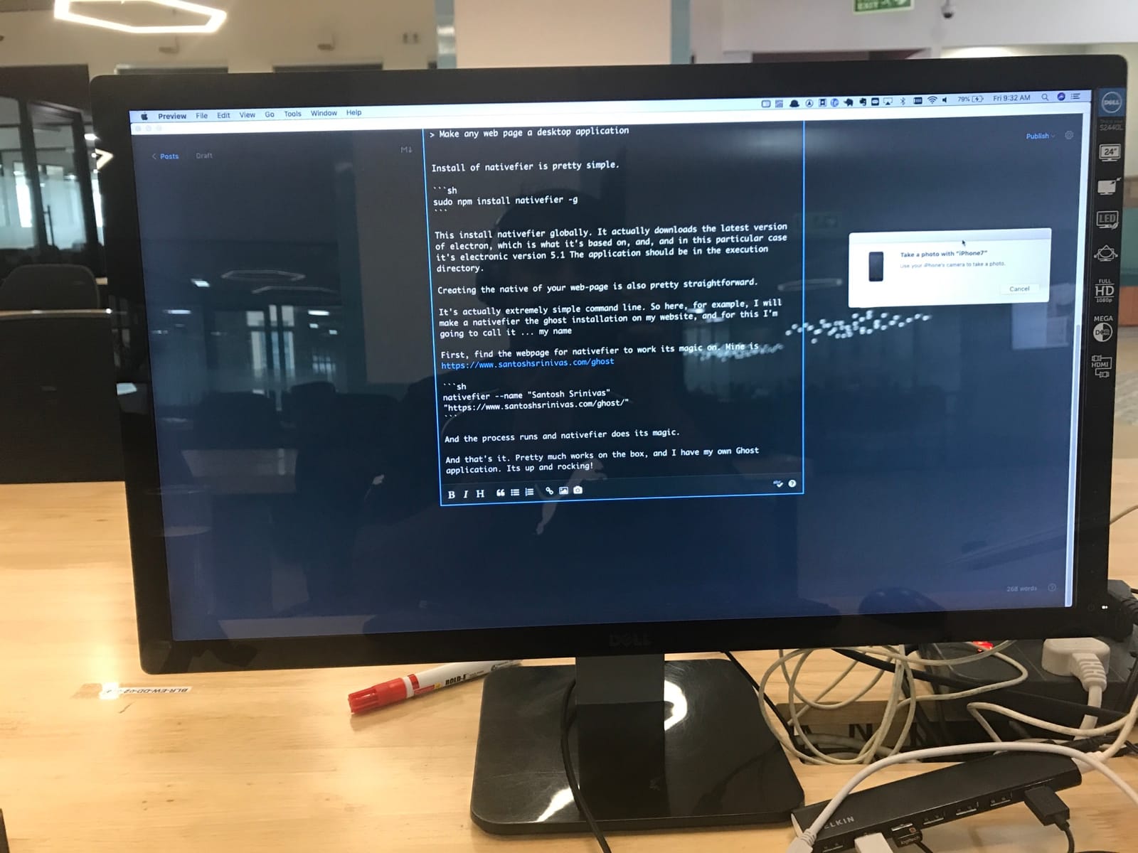 Upgrading Ghost and creating a native desktop application on OSX